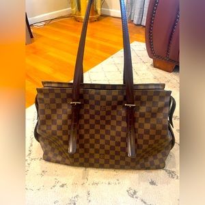 Louis Vuitton Damier Ebene Chelsea Shoulder Bag with straps - like new